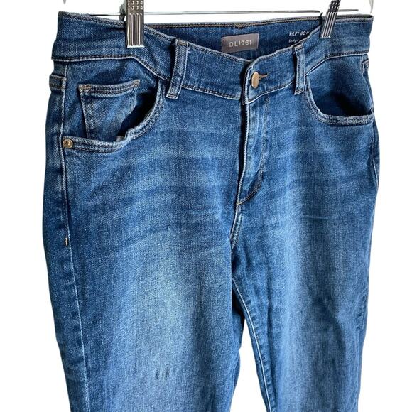 DL1961 Riley Boyfriend Straight Leg Raw Edge Hem‎ - Waterfront Size 25 - Picture 2 of 12
